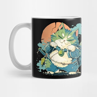 The Legendary Neko Samurai Mug